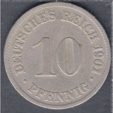 1901 D - 10 Pfennig - Germany