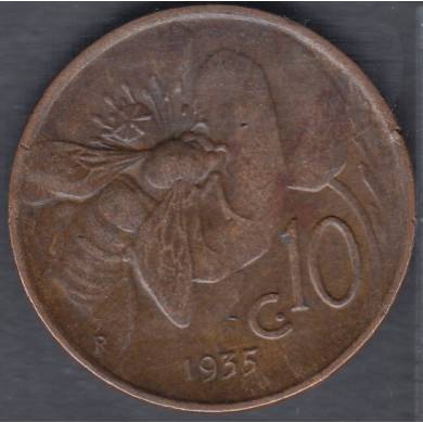 1935 R - 10 Centisimi - Italy