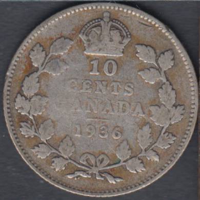 1936 - VG - Canada 10 Cents