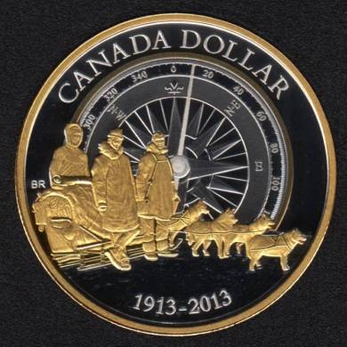 2013 - Proof - Fine Silver - Gold Plated - Canada Dollar