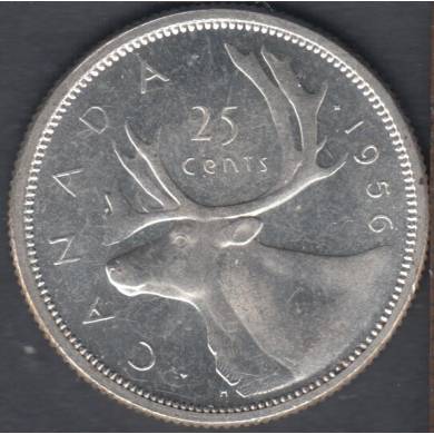 1956 - Unc - Canada 25 Cents