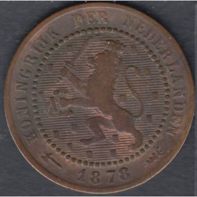 1878 - 1 Cent - Netherlands