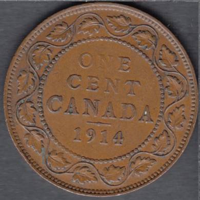 1914 - EF - Canada Large Cent