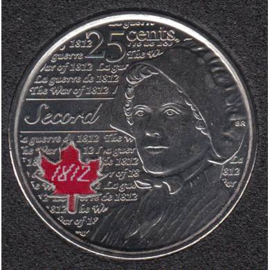 2013 - B.Unc - Laura Secord Col. - Canada 25 Cents