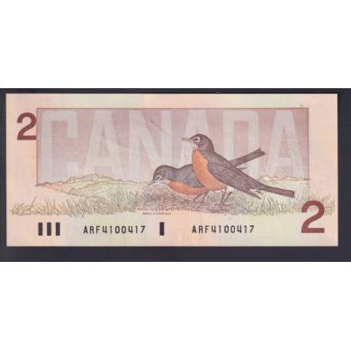 1986 $2 Dollars - AU - Crow Bouey - Préfixe ARF