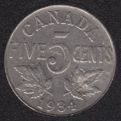 1934 - Canada 5 Cents