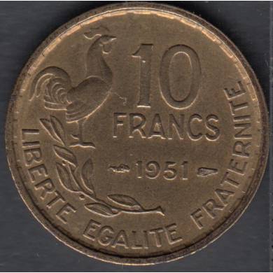 1951 - 10 Francs - France