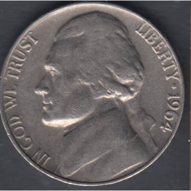 1964 - EF - Jefferson - 5 Cents