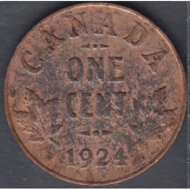 1924 - Fine - Nettoy - Canada Cent