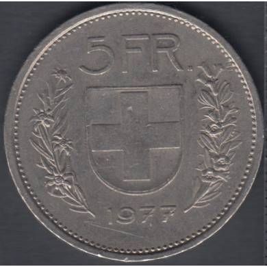 1977 - 5 Francs - Switzerland