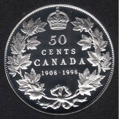 1998 - 1908 - Proof - Silver - Canada 50 Cents