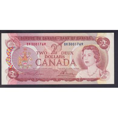 1974 $2 Dollars - AU - Lawson Bouey - Prefix BK