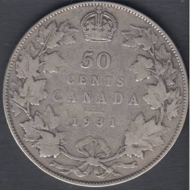 1931 - VG - Canada 50 Cents