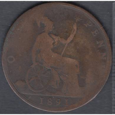 1891 - 1 Penny - Grande Bretagne