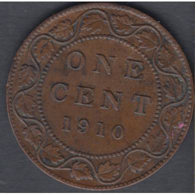 1910 - EF - Canada Large Cent