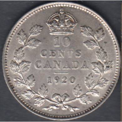 1920 - EF/AU - Canada 10 Cents