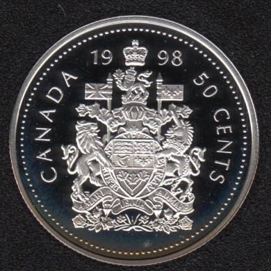 1998 - Proof - Argent - Canada 50 Cents