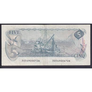 1979 $5 Dollars -VF/EF- Crow Bouey - Srie #305