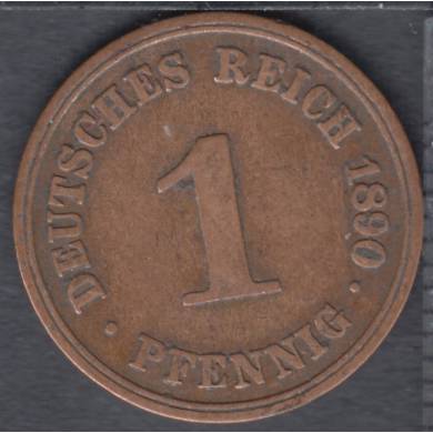 1890 A - 1 Pfennig - Germany