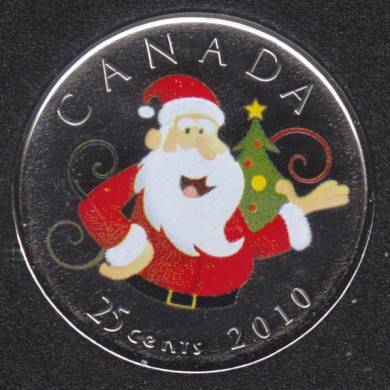 2010 - NBU - Santa Claus - Canada 25 Cents