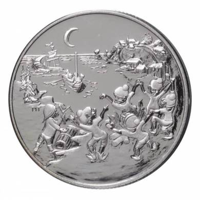 2001 Canada 50 Cents Sterling Silver - Les Petits Sauteux - Legends & Folklore