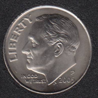 2005 P - Roosevelt - B.Unc - 10 Cents