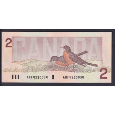 1986 $2 Dollars - UNC - Crow-Bouey - Prefix ARF