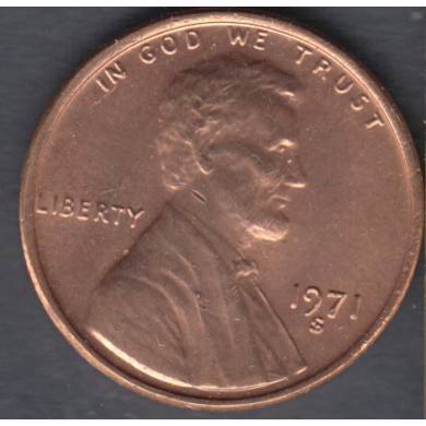 1971 S - B.Unc - Lincoln Small Cent USA