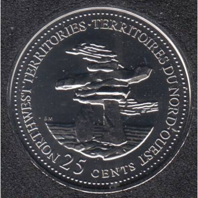 1992 - #2 NBU - Northwest Territories - Canada 25 Cents