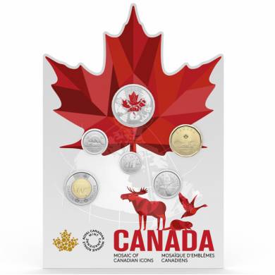 2023 - Mosaic of Canadian Icons – 6-coin set
