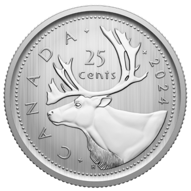 2024 - Specimen - Canada 25 Cents - Sa Majest le roi Charles III