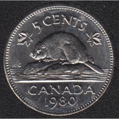 1980 - B.Unc - Canada 5 Cents