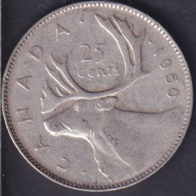 1950 - Fine - Canada 25 Cents