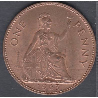 1963 - 1 Penny - Unc - Grande Bretagne
