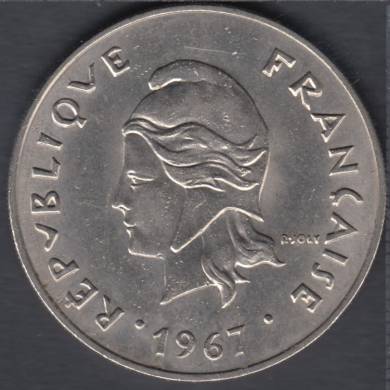 1967 - 50 Francs - Polynsie Francaise - France