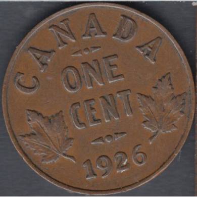 1926 - VF - Canada Cent