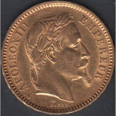 1861 A - EF - 20 Francs OR - Napoleon III - France