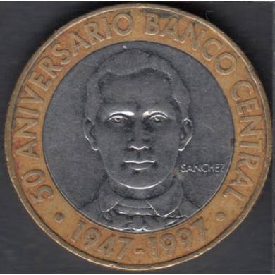 1997 - 5 Pesos - Rpublique Dominicaine