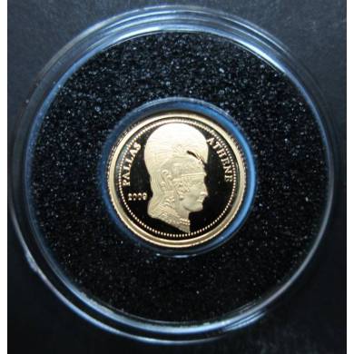2009 Samoa $1 Dollar Fine Gold Proof Coin - Pallas Athene - NO TAX