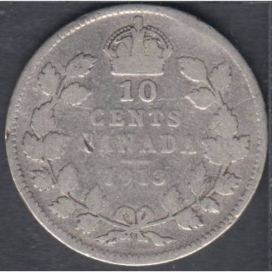 1913 - G/VG - Canada 10 Cents