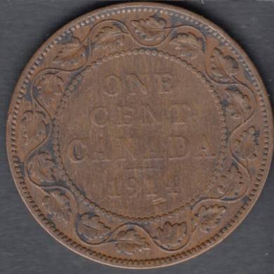 1914 - VG - Canada Large Cent