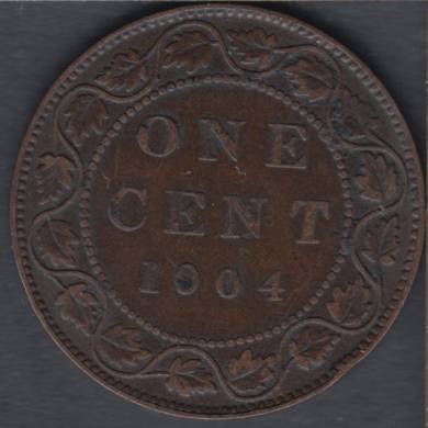 1904 - VF/EF - Canada Large Cent