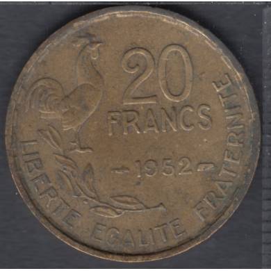 1952 - 20 Francs - France