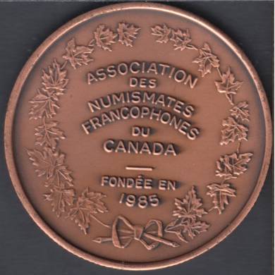 Serge Huard - Canada Association Numismates Francophones - Cuivre - Dollar de Commerce