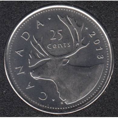 2013 - B.Unc - Canada 25 Cents