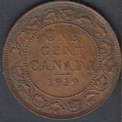 1919 - EF - Cleaned - Canada Large Cent