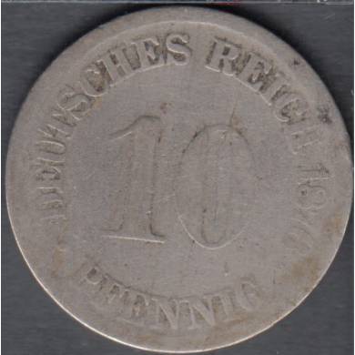 1876 - 10 Pfennig - Allemagne