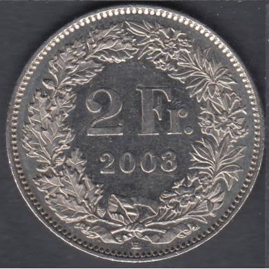 2008 B - 2 Francs - Switzerland