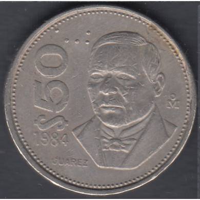 1984 Mo - 50 Pesos - Mexico