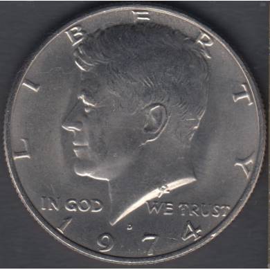 1974 D - B.Unc - Kennedy - 50 Cents
